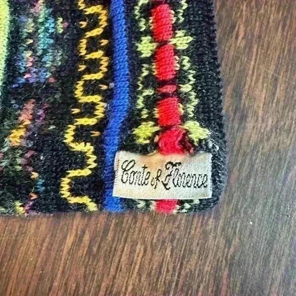 Conte Of Florence Wool Blend Beanie With Adjustable Length Pompom - Picture 6 of 7